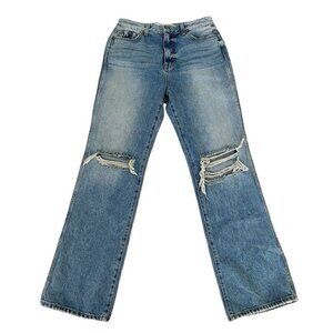 TheOpen Product Women Sz 2 (28) Distressed Straight Leg  Jeans